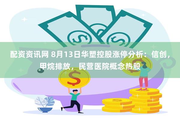 配资资讯网 8月13日华塑控股涨停分析：信创，甲烷排放，民营医院概念热股